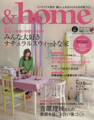 &home(vol.21) みんな大好きナチュラルスウィートな家