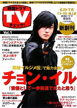 韓国ドラマTVチェック！(1) 6・7月の韓国ドラマ100本解説-「美賊イルジメ伝」のチョン・イルが好き！