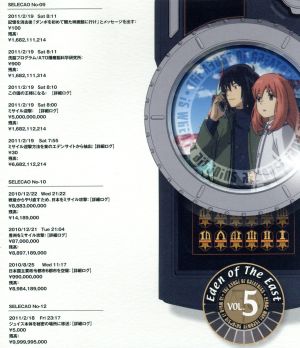 東のエデン 第5巻(Blu-ray Disc)