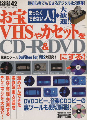 永久保存！お宝カセットやVHSをCD-R&DVDにする！