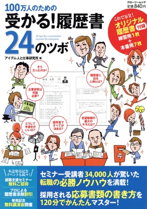 100万人のための受かる！履歴書24のツボ