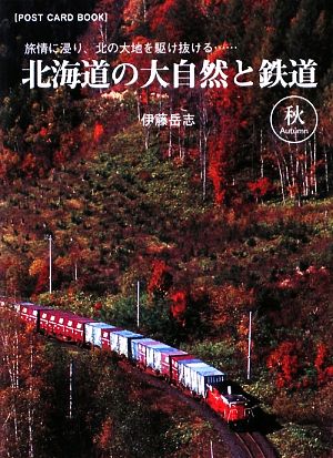 北海道の大自然と鉄道 秋 旅情に浸り、北の大地を駆け抜ける… POST CARD BOOK