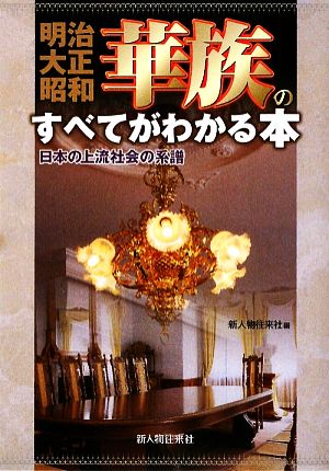 明治・大正・昭和 華族のすべてがわかる本 日本の上流社会の系譜