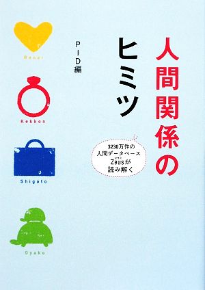 人間関係のヒミツ 3230万件の人間データベースZeusが読み解く