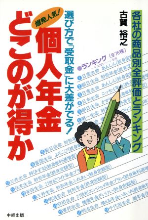 個人年金どこのが得か