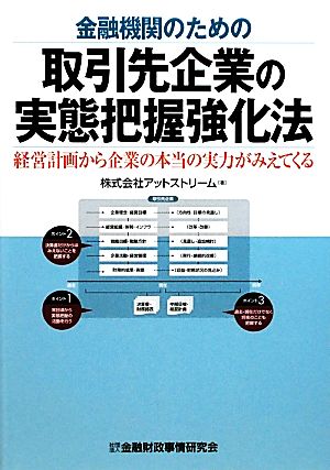 金融機関のための取引先企業の実態把握強化法 経営計画から企業の本当の実力がみえてくる