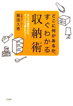 どこに何があるか、すぐわかる収納術 出し入れ簡単だから、アッという間に片づく！