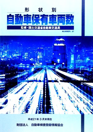 形状別 自動車保有車両数(No.37) 平成21年3月末現在