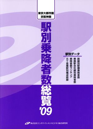 東京大都市圏・京阪神圏 駅別乗降者数総覧('09)