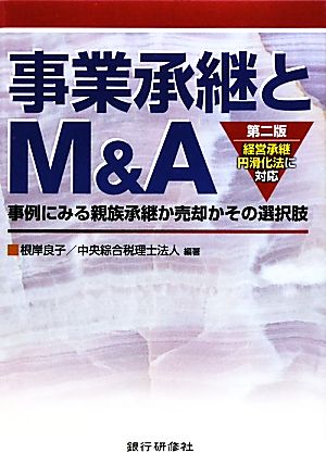 事業承継とM&A 事例にみる親族承継か売却かその選択肢 経営承継円滑化法に対応