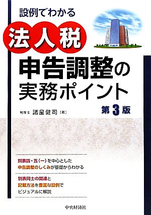 設例でわかる法人税申告調整の実務ポイント