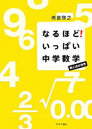 なるほど！いっぱい中学数学 数と式の世界