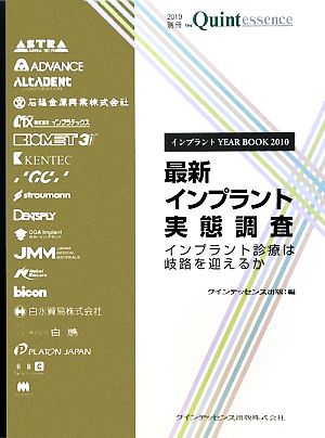 インプラントYEAR BOOK(2010) インプラント診療は岐路を迎えるか-最新インプラント実態調査