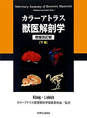 カラーアトラス獣医解剖学 増補改訂版(下巻)