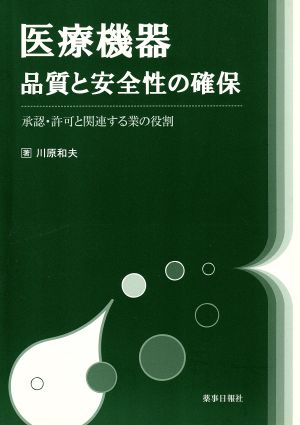 医療機器品質と安全性の確保 承認・許可と関連する業の役割