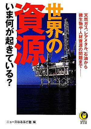 世界の資源いま何が起きている？ 天然ガス、レアメタル、石油から微生物や人材資源の問題まで KAWADE夢文庫