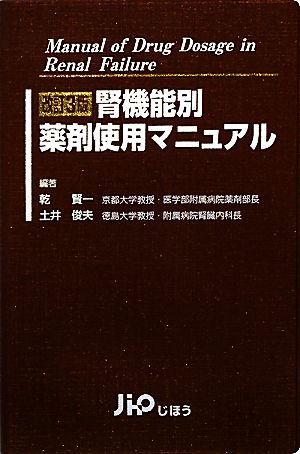 腎機能別薬剤使用マニュアル