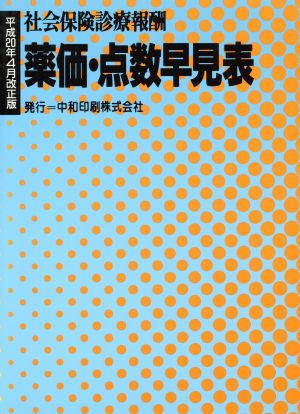 薬価・点数早見表 平成20年4月改正版