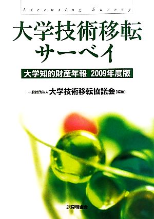 大学技術移転サーベイ(2009年度版) 大学知的財産年報