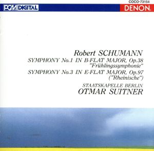 シューマン:交響曲第1番＜春＞・第3番＜ライン＞(Blu-spec CD)