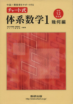 中高一貫教育をサポートする チャート式体系数学(1 幾何編) 中学1・2年生用