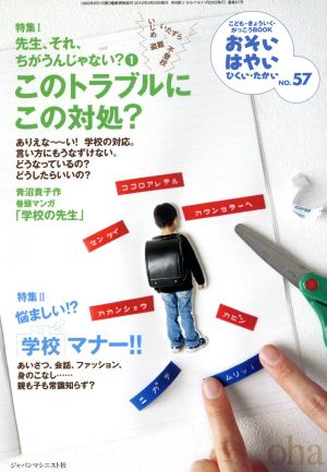 おそい・はやい・ひくい・たかい(NO.57) 先生、それ、ちがうんじゃない？1 このトラブルにこの対処？