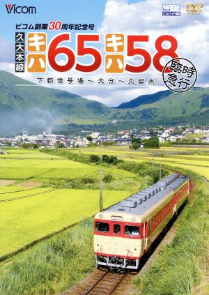 久大本線 キハ65・キハ58 臨時急行 下郡信号場～大分～久留米