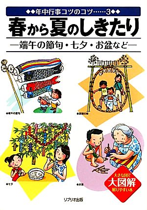 春から夏のしきたり-端午の節句・七夕・お盆など 大図解大きな図で解りやすい本 年中行事コツのコツ3