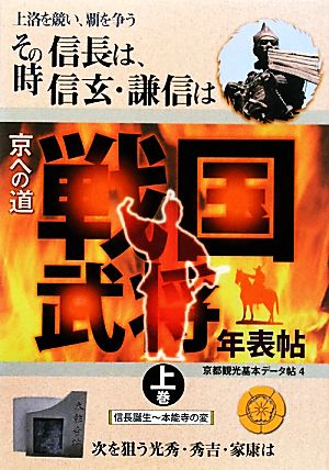 その時、信長は、信玄・謙信は、京への道 戦国武将年表帖 上洛を競い、覇を争う(上巻)信長誕生～本能寺の変京都観光基本データ帖4