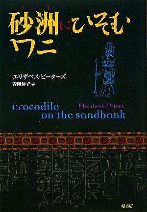 砂洲にひそむワニ