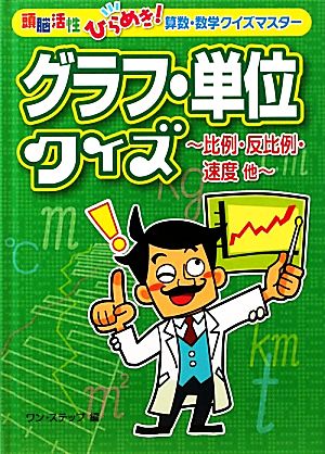 グラフ・単位クイズ 比例・反比例・速度他 頭脳活性ひらめき！算数・数学クイズマスター