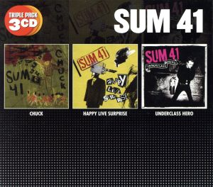 トリプル・パック～チャック/ハッピー・ライヴ・サプライズ ～SUM 41 ライヴ・ベスト/アンダークラス・ヒーロー