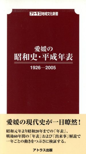 愛媛の昭和史・平成年表 1926-2005