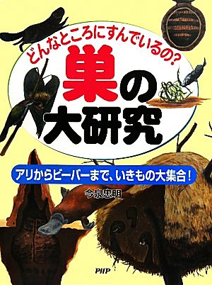 巣の大研究 どんなところにすんでいるの？アリからビーバーまで、いきもの大集合！