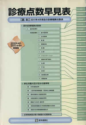 診療点数早見表 増補版(2011年4月)