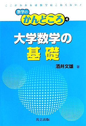 大学数学の基礎 数学のかんどころ4