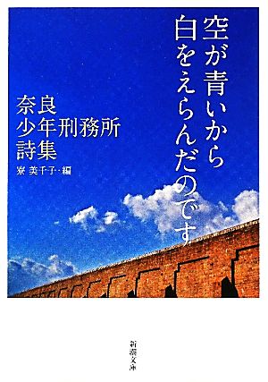 空が青いから白をえらんだのです奈良少年刑務所詩集新潮文庫