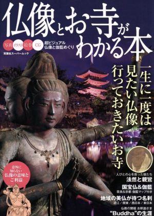 仏像とお寺がわかる本 超ビジュアル 仏像と伽藍めぐり 一生に一度は見たい仏像 行っておきたいお寺 双葉社スーパームック