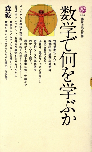 数学で何を学ぶか 講談社現代新書