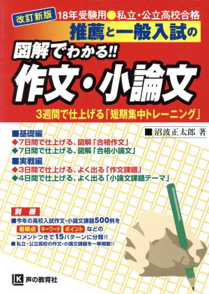 推薦と一般入試の図解でわかる!!作文・小論文 改訂新版(18年受験用) 私立・公立高校合格