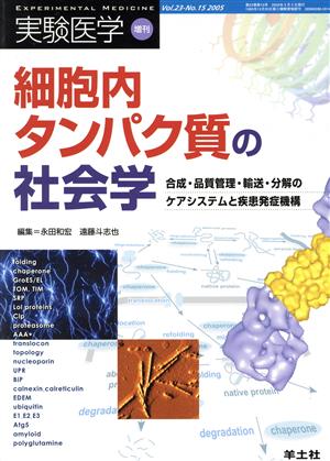 実験医学 細胞内タンパク質の社会学 合成・品質管理・輸送・分解のケアシステムと疾患発症機構