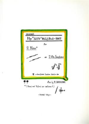 フルート 二重奏曲集 Nakagawa's my new melody Book(2003)2本のアルトサックス、2本のオーボエ、2本のヴァイオリンでも楽しめる