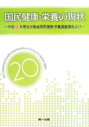 国民健康・栄養の現状 平成20年厚生労働省国民健康・栄養調査報告より