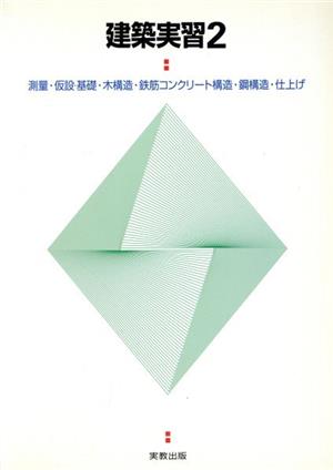 建築実習(2) 測量・仮設・基礎・木構造・鉄筋コンクリート構造・鋼構造・仕上げ