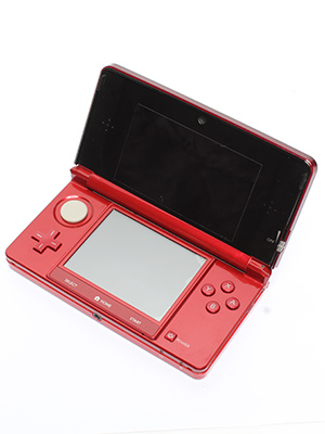 ニンテンドー3DS フレアレッド【動作確認済】Nintendo3DS - 携帯用