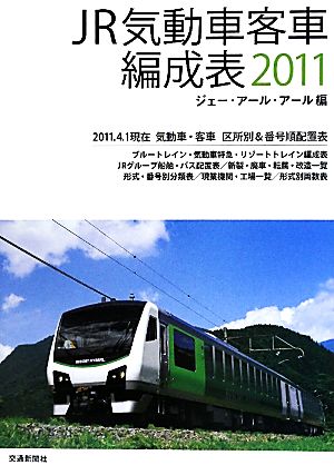 JR気動車客車編成表(2011)