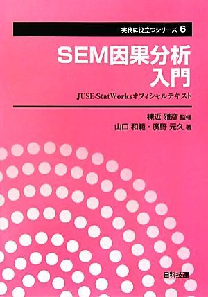 SEM因果分析入門 JUSE-StatWorksオフィシャルテキスト 実務に役立つシリーズ6