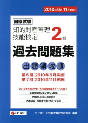 知的財産管理技能検定2級過去問題集出題領域順