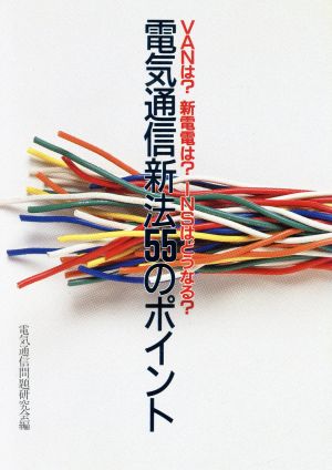 電気通信新法55のポイント VANは？新電電は？INSはどうなる