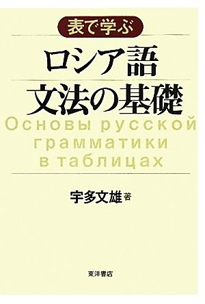 表で学ぶロシア語文法の基礎